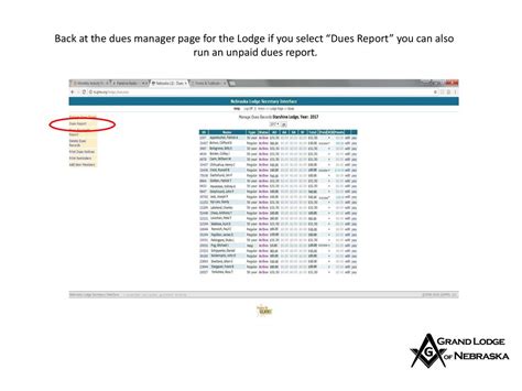 Dues Manager .